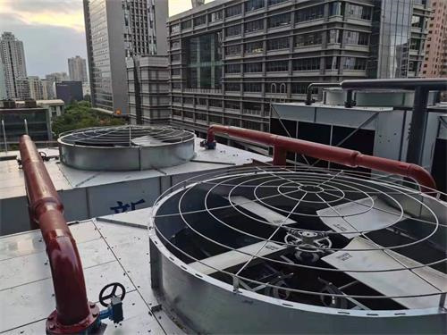 圓形冷卻塔布水裝置的安裝,冷卻塔布水盤
